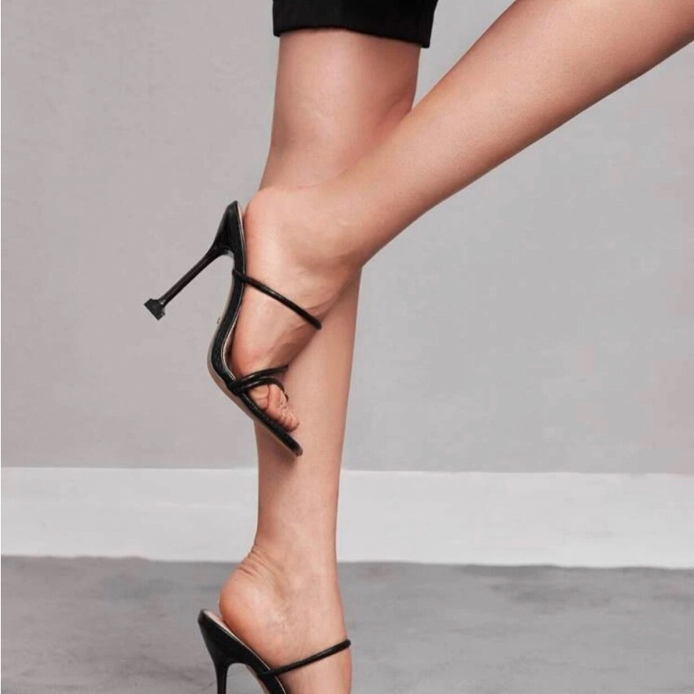 NEW Size eur 38 (us 7) Minimalist Stiletto Heeled Thong